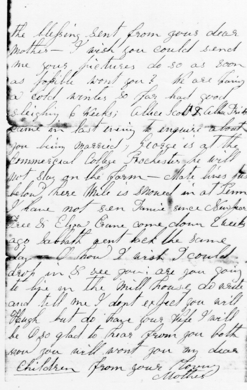 Marriage Record of Ann Eliza (Hooker) Whitney to Hugh Monticello Whitney, 26 January 1879, p. 2.gif